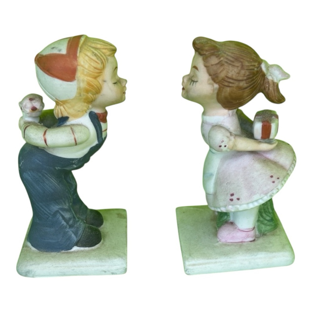 Charming Boy and Girl Figurine Set